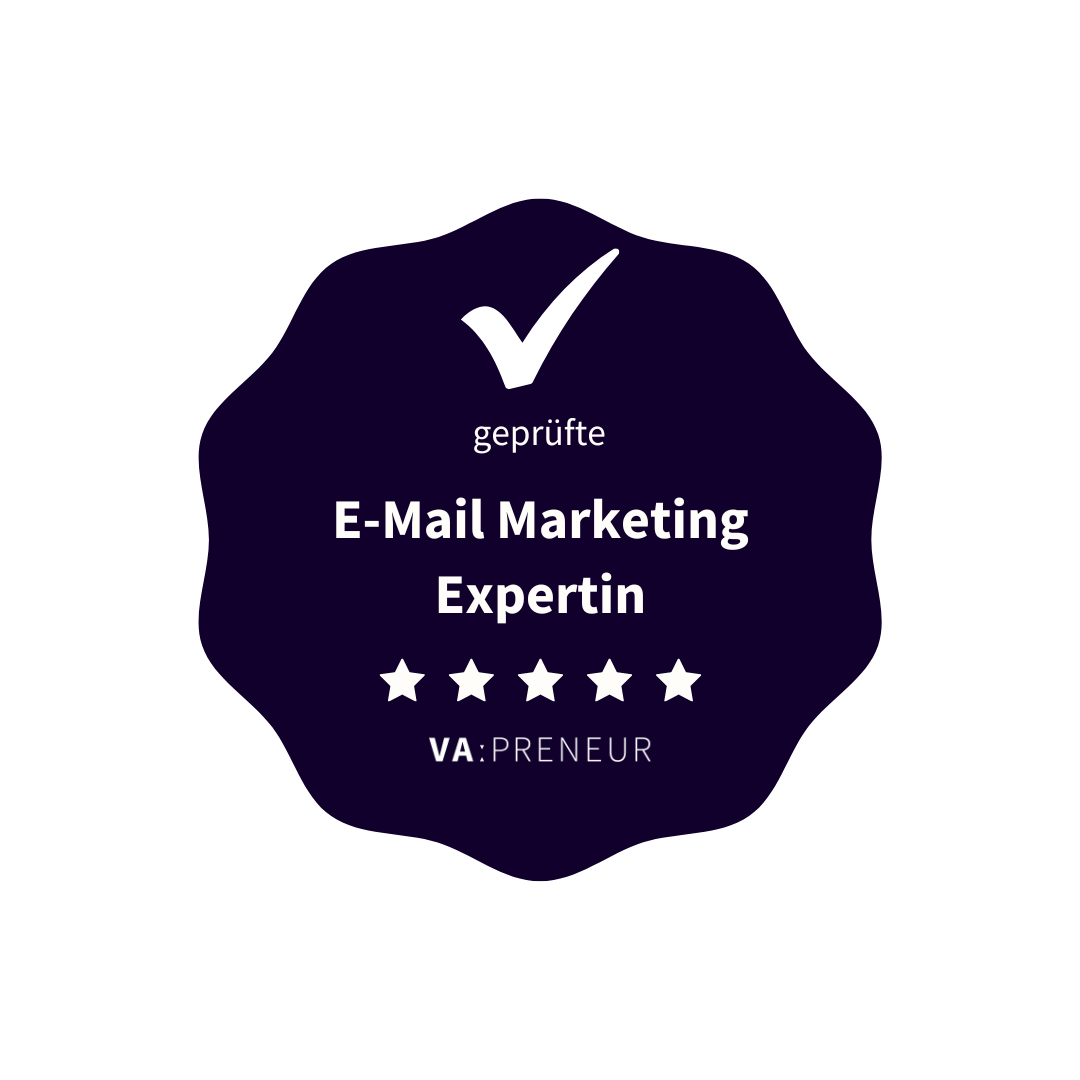 EMES Zertifikat – geprüfte E-Mail Marketing Expertin